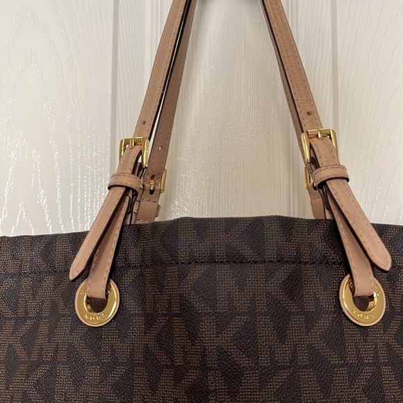 Michael Kors - canvas coated tote. Gently used. - Picture 5 of 5